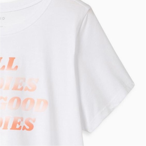 Torrid NWT Plus Size White My Body Everday Short sleeve Tee - Picture 2 of 6